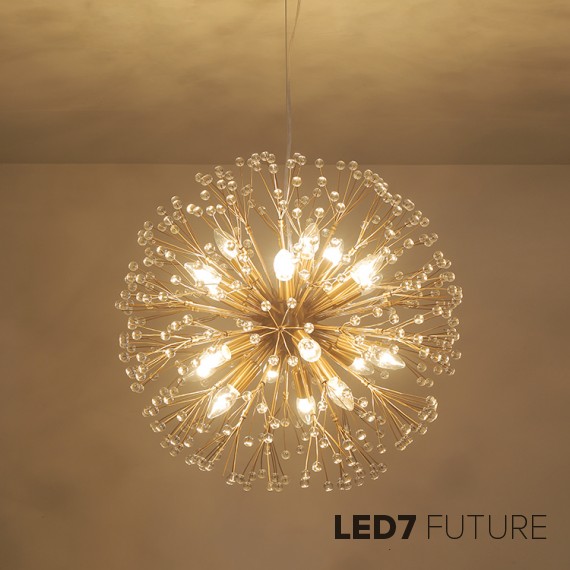 Loft Industry Modern - Pure Flower Brass